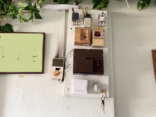 Old circuit breaker board in HDB flat