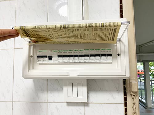 A complete and new DB box installed to serve the whole house electricity