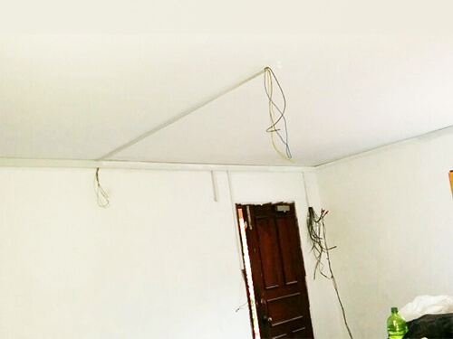 Circuit breaker behind main door